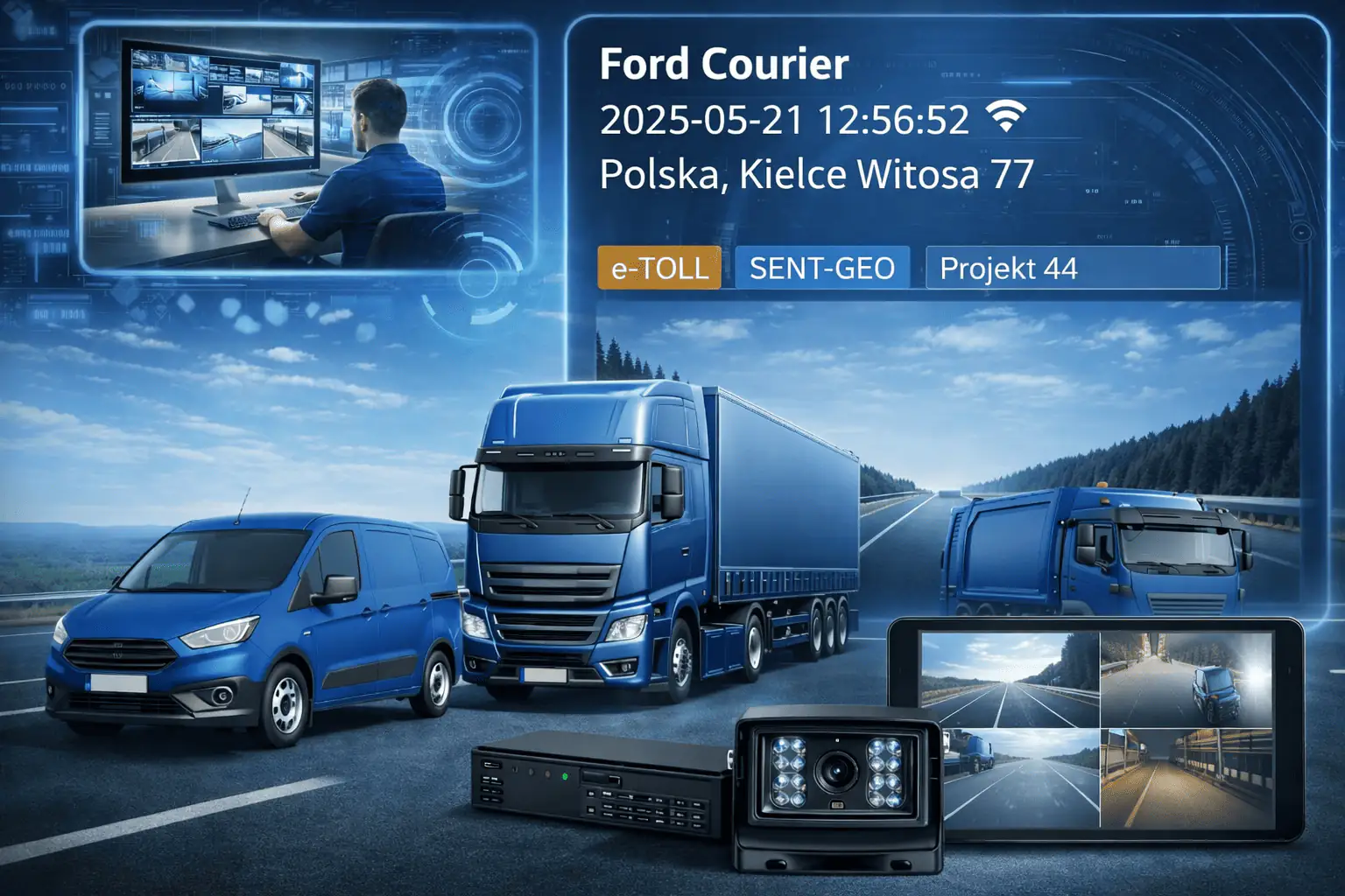 Kamera samochodowa z dostępem online - ABC TRACK sp. z o.o. - Kamera samochodowa